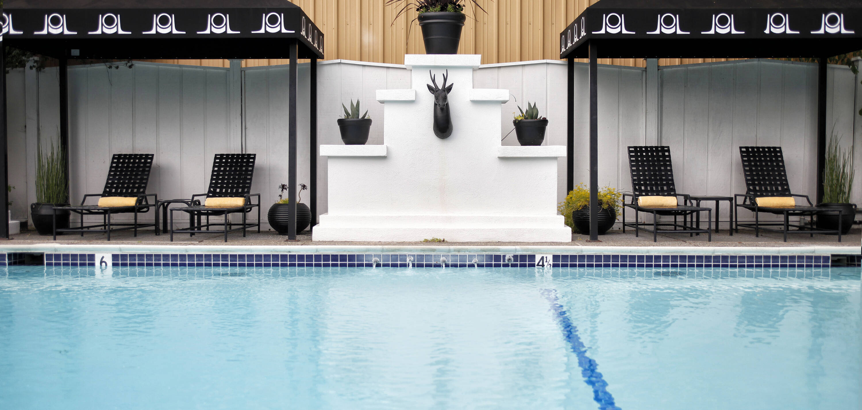 Pool and chairs